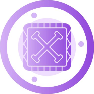 Modern bir simgenin vektör illüstrasyonu