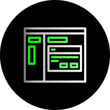 Moda tasarımında vektör seo simgesi...