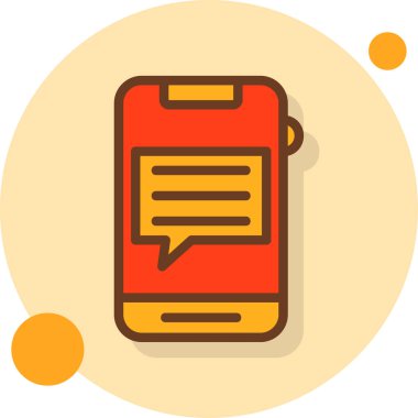 Cep telefonu. Basit resimleme