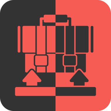 İş ve finans simgesinin vektör illüstrasyonu