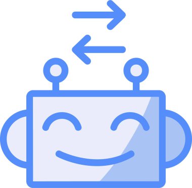 Sohbet simgesi vektör illüstrasyonu