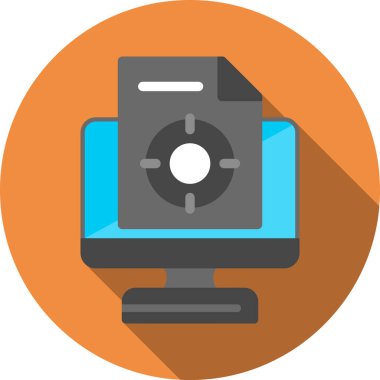 Kamera. Web simgesi basit illüstrasyon