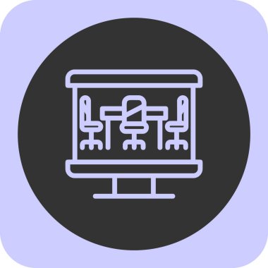 Benzersiz ısıtıcı vektör simgesi