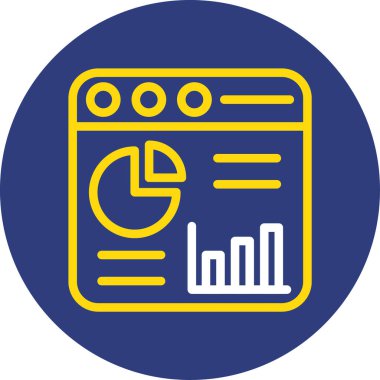 Bir grafiğin vektör simgesi