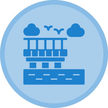 Bulut simgesi vektör illüstrasyonu