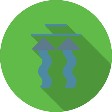 Su. Web simgesi basit illüstrasyon