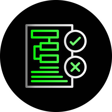 Vektör belgesi Simge illüstrasyonu