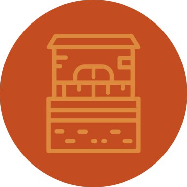 Eşsiz Namlu Vektör Satırı Simgesi