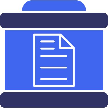 Dosya. Web simgesi basit illüstrasyon