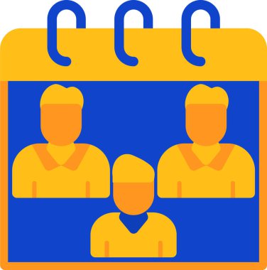 takım grup simgesi doldurulmuş - özet biçimi