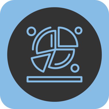 Tek bir simgenin vektör illüstrasyonu