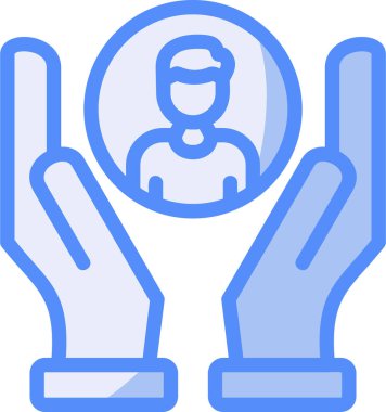 el simgesi, vektör illüstrasyonu