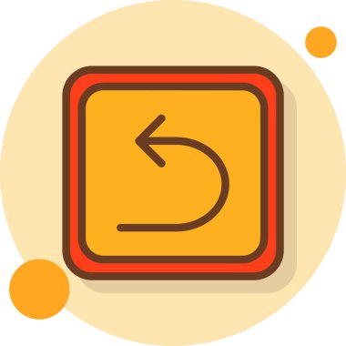 Ok. Web simgesi basit illüstrasyon