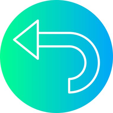 ok Simgesi Soyut Arkaplanda İzole Edildi