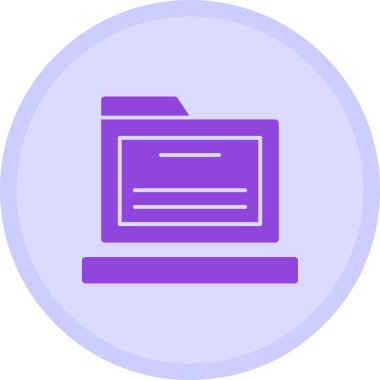 Dosya. Web simgesi basit illüstrasyon