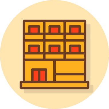 Depo simgesi vektör illüstrasyonu