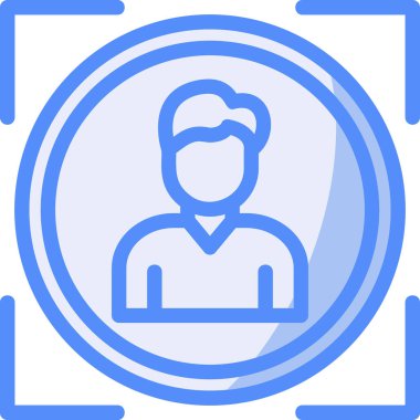 avatar simgesi vektör illüstrasyonu