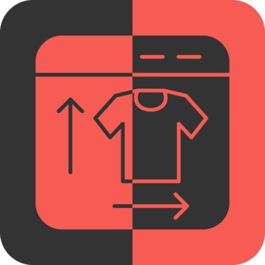 giysi simgesi vektör illüstrasyonu