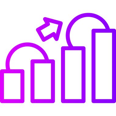 Modern bir simgenin vektör illüstrasyonu