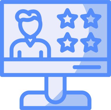 Geri bildirim değerlendirme derecelendirme simgesi - özet biçimi