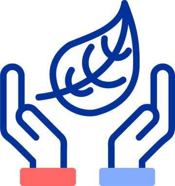 El simgesinin vektör illüstrasyonu