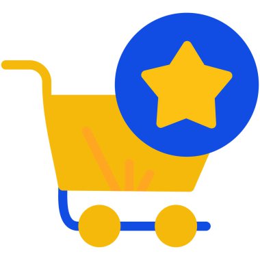 El arabası. Web simgesi basit illüstrasyon