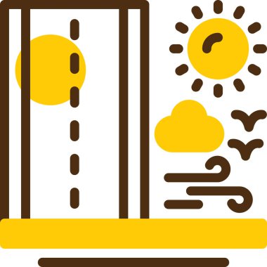 Sıcacık. Web simgesi basit illüstrasyon