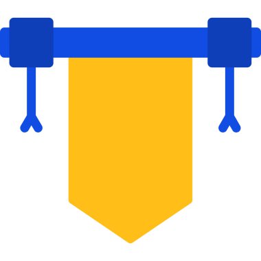 bayrak ikonu vektör illüstrasyonu