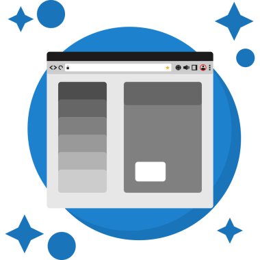 Web tasarım şablonu dizüstü