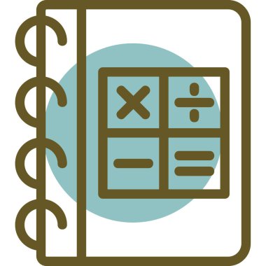 Hesap makinesi. Web simgesi basit tasarım