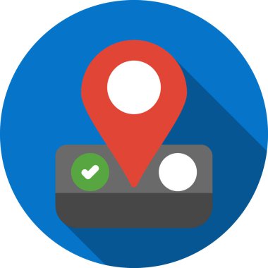 harita konumu simgesi düz biçimli