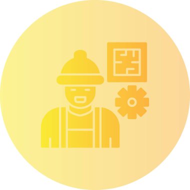 Bir kadın simgesinin vektör illüstrasyonu