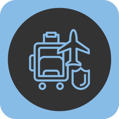 Düz biçimli elektrikli araba taşıma ikonu