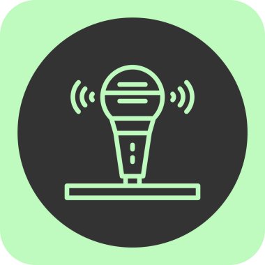 Anten simgesi, vektör illüstrasyonu