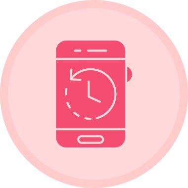 Alarm simgesi, vektör illüstrasyonu