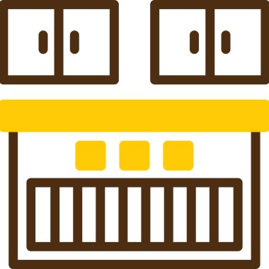 makine fabrikası simgesi tam tasarım tarzında