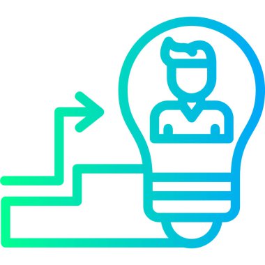 Bir fikrim var. Web simgesi basit tasarım