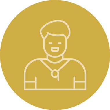 İnsan simgesinin vektör illüstrasyonu