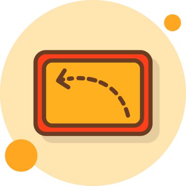 ok simgesi, vektör illüstrasyonu