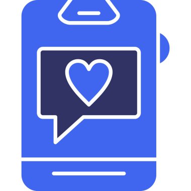 Akıllı telefon. Web simgesi basit illüstrasyon