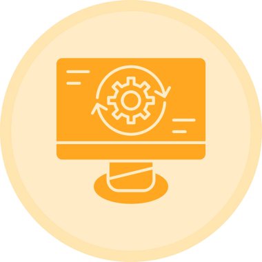 seo modern simgesinin vektör illüstrasyonu