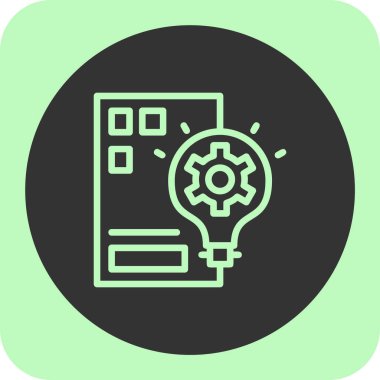 Vektör ayarı Simge illüstrasyonu