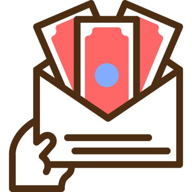 Zarf. Web simgesi basit illüstrasyon