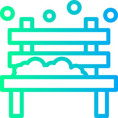 Bina. Web simgesi basit illüstrasyon