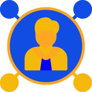 avatar simgesi vektör illüstrasyonu