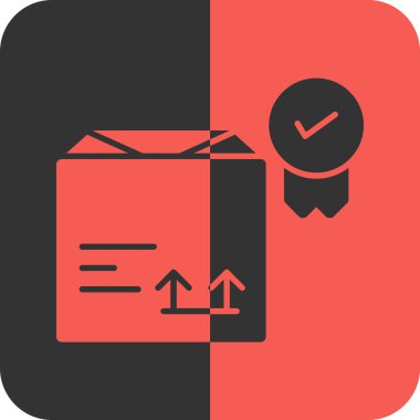 Belge içeren bir kutunun vektör simgesi