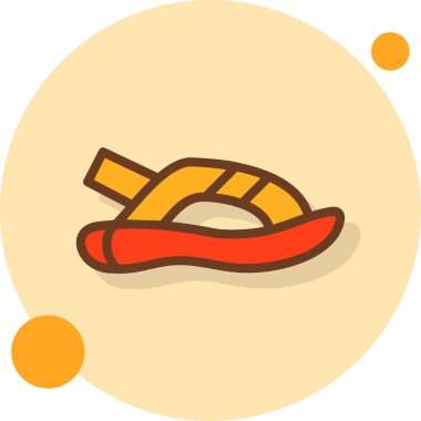 Gıda ve içecek Web ikonu vektör illüstrasyonu