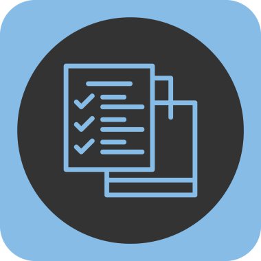 belge dosya simgesi soyut arkaplanda izole edildi