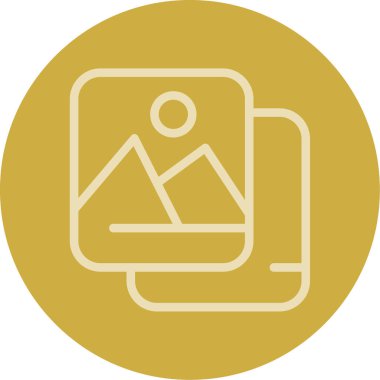 Modern simgenin vektör illüstrasyonu