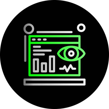 Vektör Gözü Ico, vektör illüstrasyonu